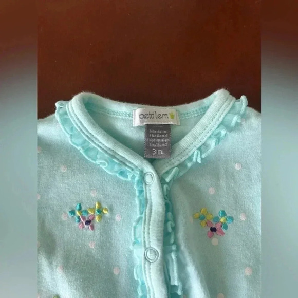 Mixed Baby Girl Footie PJs Bundle Size 3M-9M - Picture 8 of 9